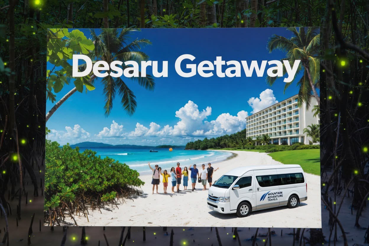 Just a scenic 1.5 hour drive from Singapore (about 96 km via Woodlands Checkpoint), Desaru offers the perfect weekend getaway. With Mountain Adventure Travels, your journey becomes effortless and memorable.